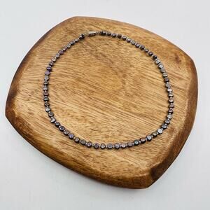 Strand of Pearls Gorgeous Purple/Blue Cultured Necklace Single Strand Jewelry